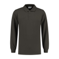 Heren Polo Lange Mouw Santino LEXINGTON Charcoal